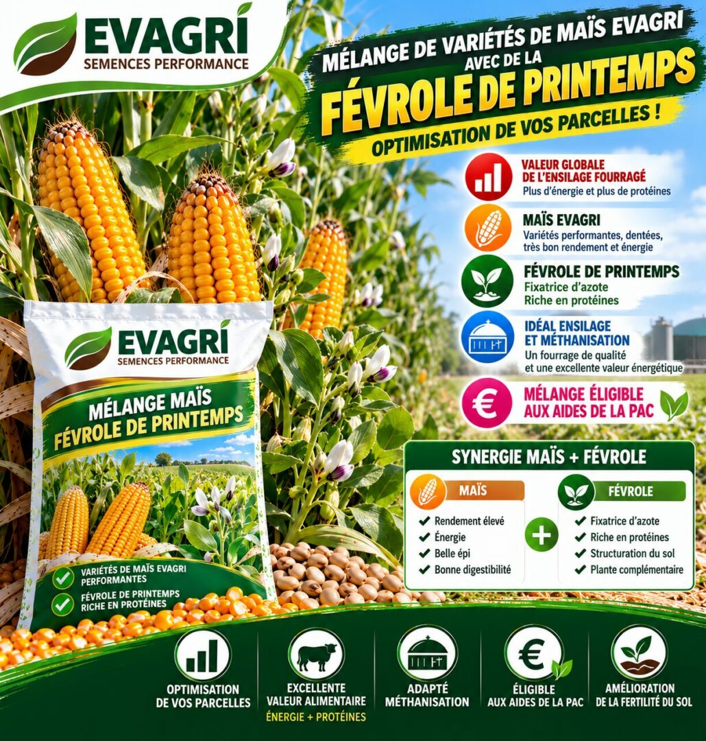 ASSOCIATION DE MAÏS ET DE FEVEROLES